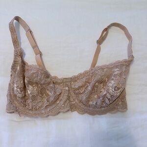 Cosabella Lace Underwire Bra in Beige